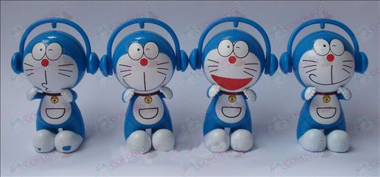 4 modeller Hovedtelefoner jingle doll (7,5 cm)