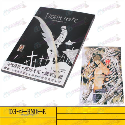Death Note Tilbehør høj kvalitet mænd rapporterede største notebook plus fjerpen CCLEC