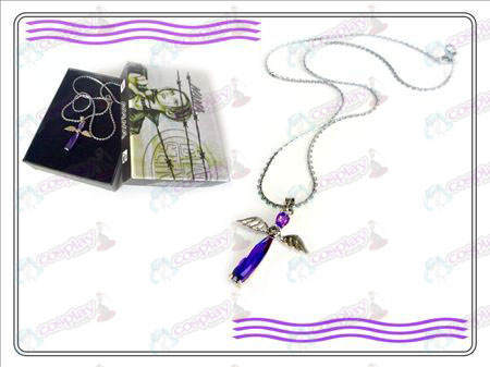 NANA Tilbehør Nye engel vedhæng halskæde (Purple)