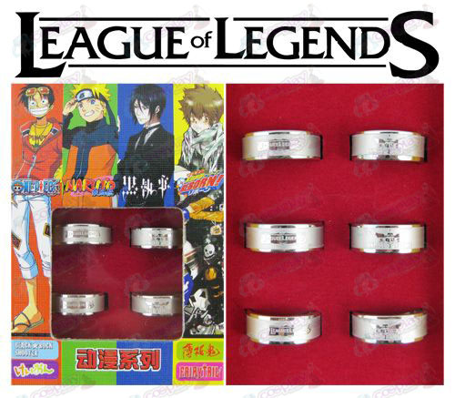 League of Legends Tilbehør Frosted Ring (6 / sæt)