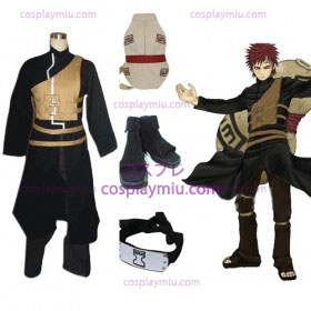 Naruto Shippuden Gaara Cosplay Kostumer og Tilbehør Set