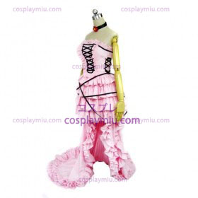 Chobits Chii Pink Kjoler Lolita Cosplay Kostumer