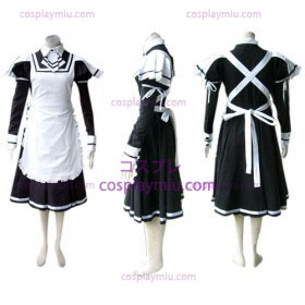 Sort Gothic Lolita cosplay Kostumer