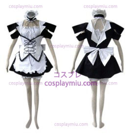 Sort Lolita cosplay Kostumer