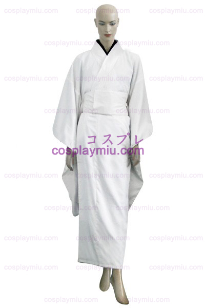 Hvid Kill Bill O-Ren Ishii Kimono Cosplay Kostumer