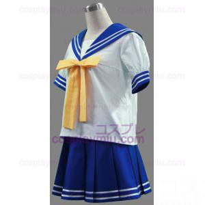 Lucky Star Sakura School Girl Summer School Ensartet Cosplay Kostumer