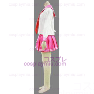 Lucky Star Sakura School Girl Winter School Ensartet Cosplay Kostumer