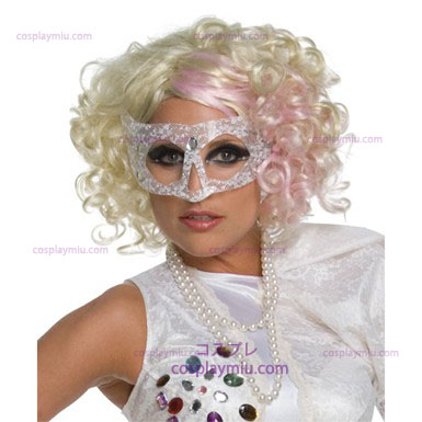 Lady Gaga Blonde Parykken - Pink