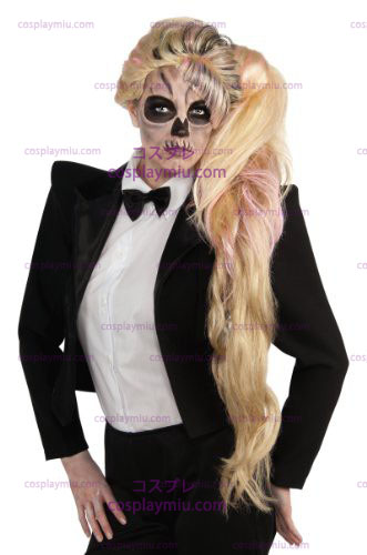 Lady Gaga Side Ponytail Parykken (Adult) Adult