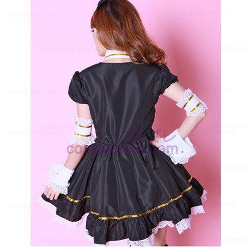 Sort SD Doll Anime Cosplay Maid Outfit/ Maid Kostumer