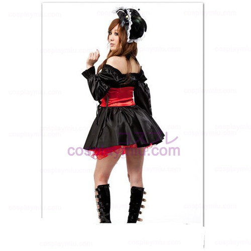 Caribbean Off-The-Shoulder Princess Skirt Lolita Maid Kostumer