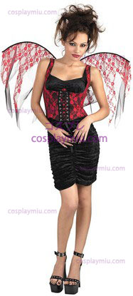 Wings Red Lace Sort Corset