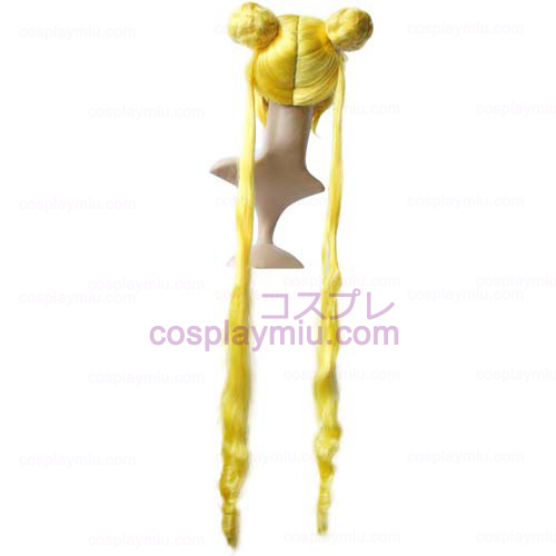 Sailor Moon Usagi Tsukino Cosplay Parykker 130cm