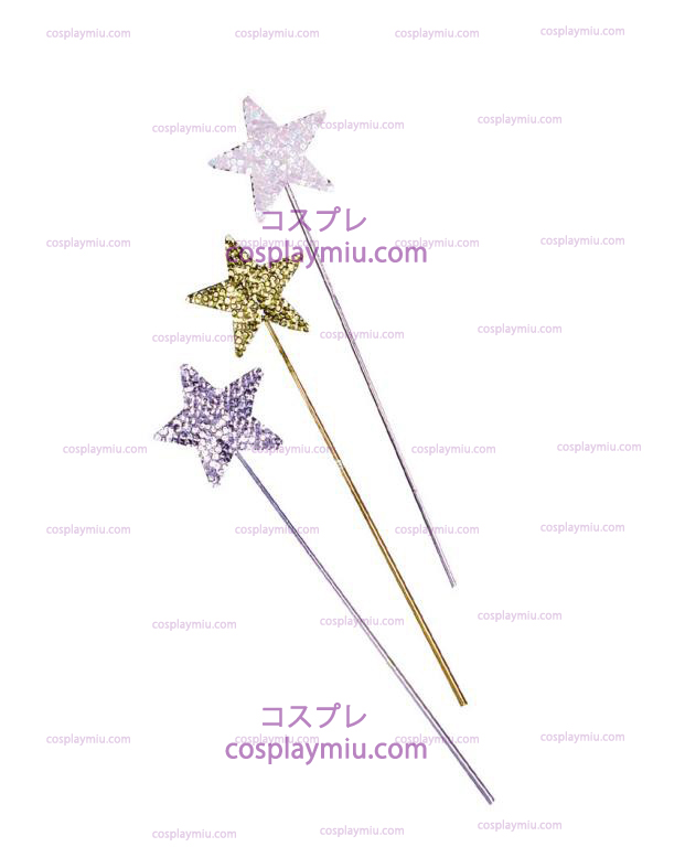 Sequin Wand: Silver, Gold, Pearl Hvid