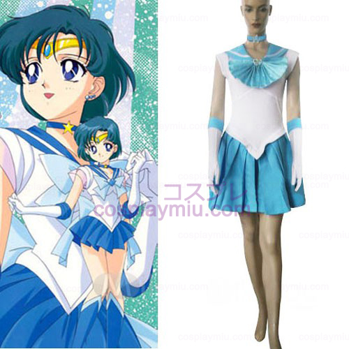 Sailor Moon Sailor Merkury Cosplay Kostumer