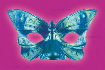 Butterfly Iridescent Eye Maske