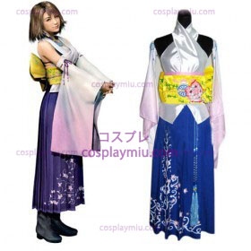 Final Fantasy X Yuna Kvinder Cosplay Kostumer