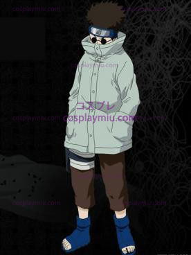 Naruto Shino Aburame Cosplay Kostumer og Tilbehør Set