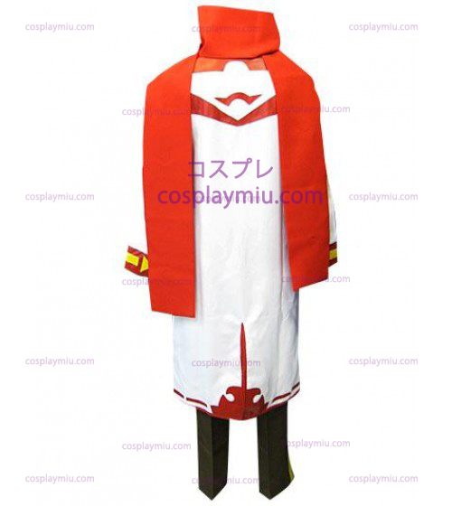 Vocaloid Akaito Red og Hvid Cosplay Kostumer