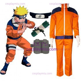 Naruto Uzumaki Cosplay Kostumer og Tilbehør Set