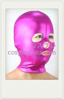 Pink Female Latex Maske med åbne øjne, næse og mund