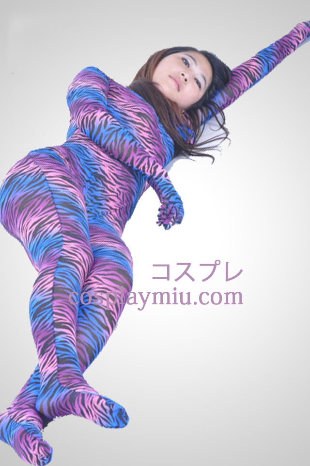 Multi-farve Unisex Velvet Zentai Suit