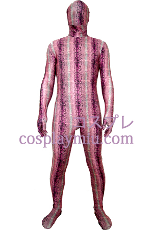 Pink Digital Udskriver Lycra Zentai Suit