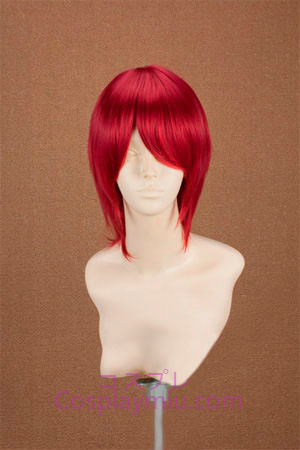 Vocaloid Akaito Short Wine Red Cosplay Paryk