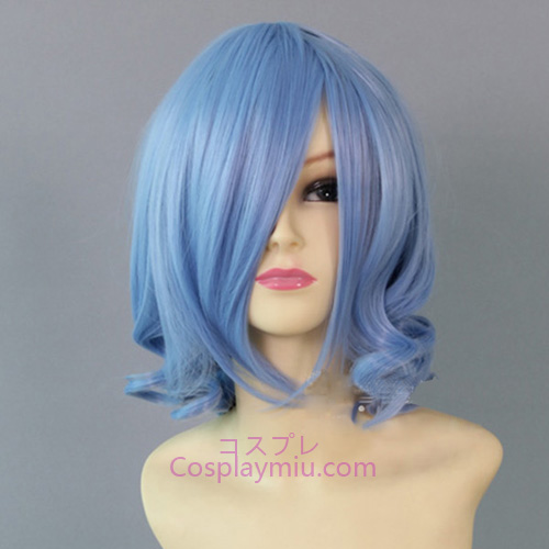 Touhou Project Remilia Scarlet Light Blue Short Cosplay Paryk