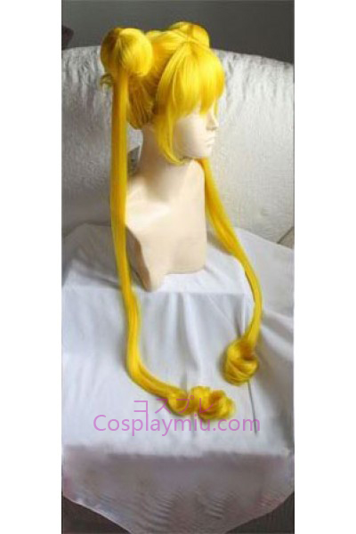 Klassisk Sailor Moon Tsukino Usagi cosplay paryk